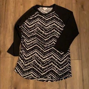 Lularoe Chevron randy, size L, EUC!